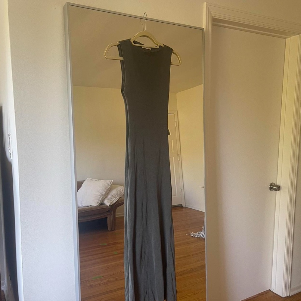 St. Agni Backless Midi Dress